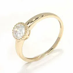 Runder Ring aus 8 Karat Gold