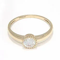 Runder Ring aus 8 Karat Gold