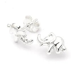 Scrouples Elefant Ohrringe in Silber