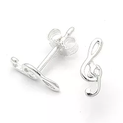 Scrouples Knoten Ohrringe in Silber