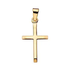 Scrouples Kreuz Anhänger in 8 Karat Gold