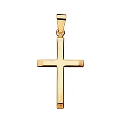 Scrouples Kreuz Anhänger in 8 Karat Gold