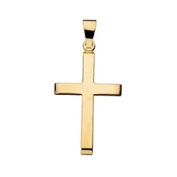 Scrouples Kreuz Anhänger in 8 Karat Gold