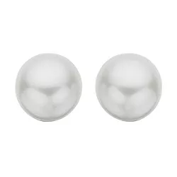 5-5,5 mm scrouples weißen perle ohrringe in silber