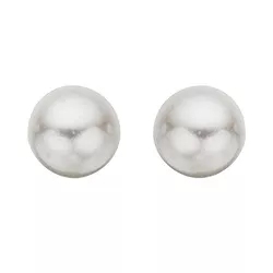 5 mm Scrouples Perle Ohrringe in Silber