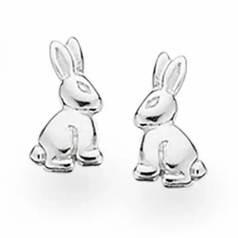 Scrouples Kaninchen Ohrringe in Silber