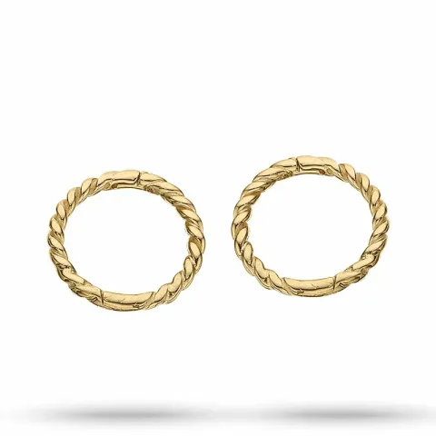 Kollektionsmuster Scrouples Kreole in 8 Karat Gold