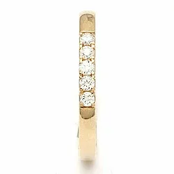 Memoirering in 14 Karat Gold 5 x 0,03 ct