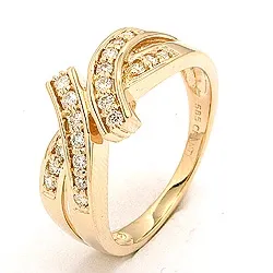 Bestellware - Goldring in 14 Karat Gold 0,26 ct