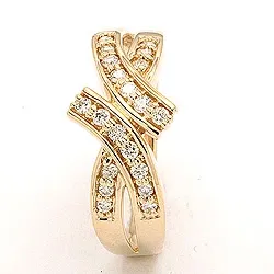 Bestellware - Goldring in 14 Karat Gold 0,26 ct