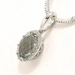 Diamant Anhänger in 14 karat Weißgold 0,12 ct 2,00 ct