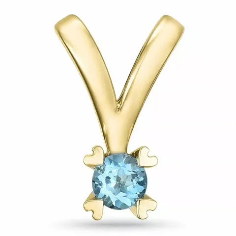 Topas Goldanhänger in 14 karat Gold 0,22 ct