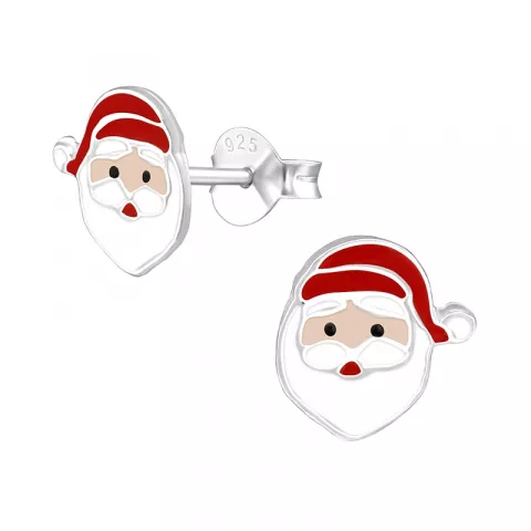 Weihnachtsmann Ohrringe in Silber