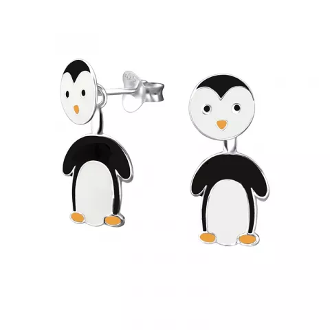 Pinguin Ohrringe in Silber