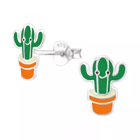 Kaktus Ohrringe in Silber