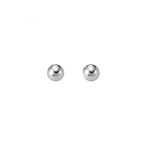 4 mm Aagaard Kugel Ohrringe in Silber