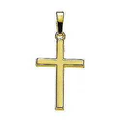 12,5 x 18 mm Aagaard Kreuz Anhänger in 8 Karat Gold