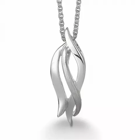 Elegant Aagaard Silber Anhänger mit Halskette in Silber
