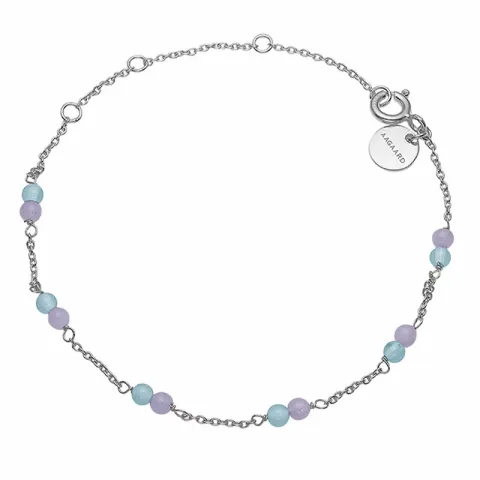 Aagaard Armband in Silber violettem Amethyst blauem Quarz