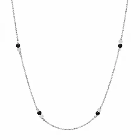 Aagaard Halskette in Silber schwarz Onyx grünem Amazonit