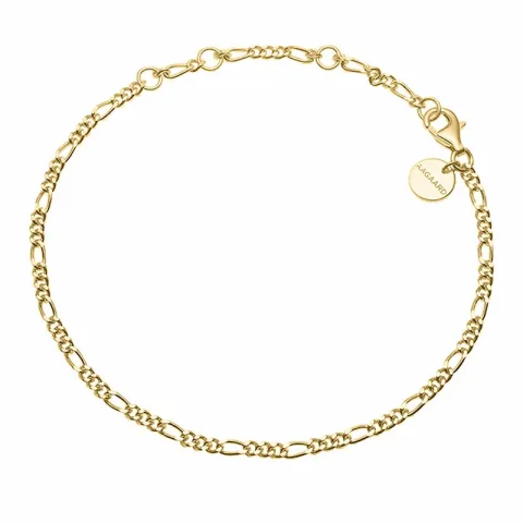 Aagaard Figaroarmband in vergoldetem Sterlingsilber