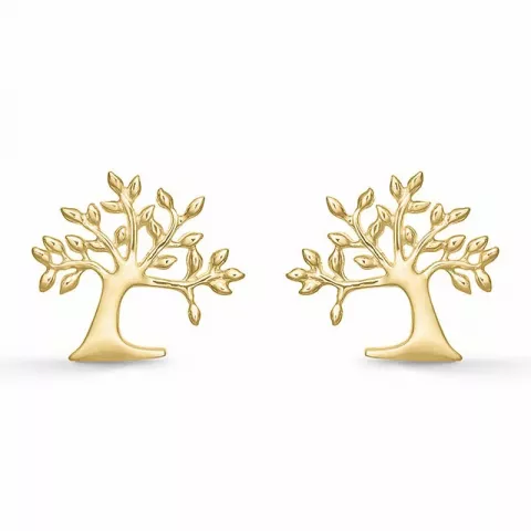 Støvring Design Lebensbaum Ohrringe in 8 Karat Gold