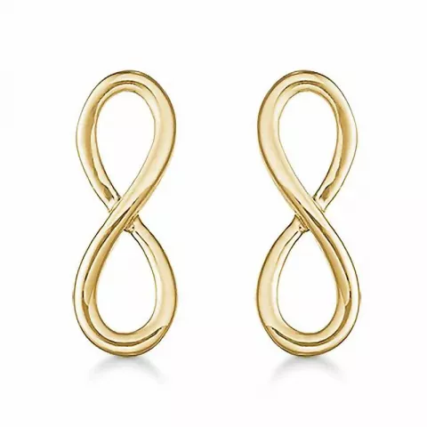 Støvring Design infinity Ohrringe in 8 Karat Gold