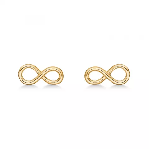 Støvring Design infinity Ohrringe in 8 Karat Gold