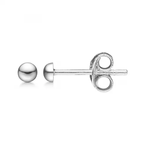 3 mm Støvring Design Kugel Ohrringe in Silber