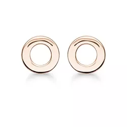 Støvring Design runden Ohrringe in rosa beschichtetem Silber