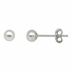 Kollektionsmuster Støvring Design Perle Ohrringe in Silber