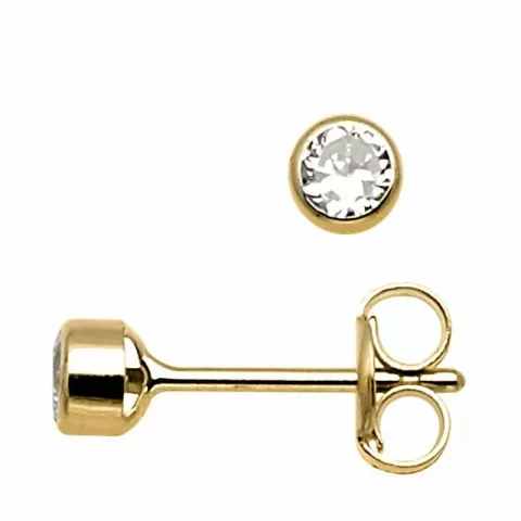 3 mm Støvring Design Ohrringe in 8 Karat Gold