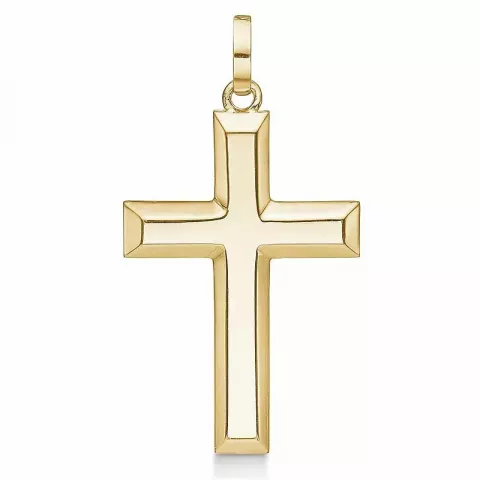 Støvring Design Kreuz Anhänger in 8 Karat Gold