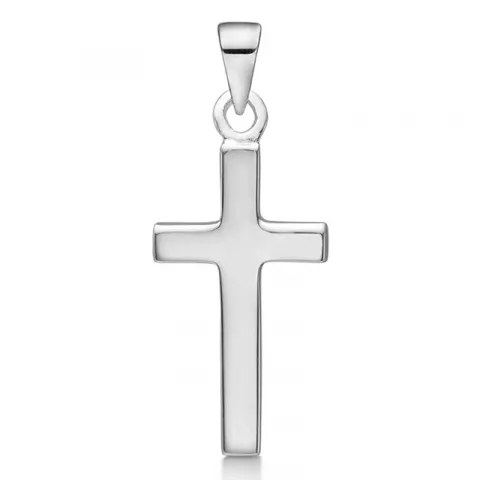 10 x 17,5 mm Støvring Design Kreuz Anhänger in Silber