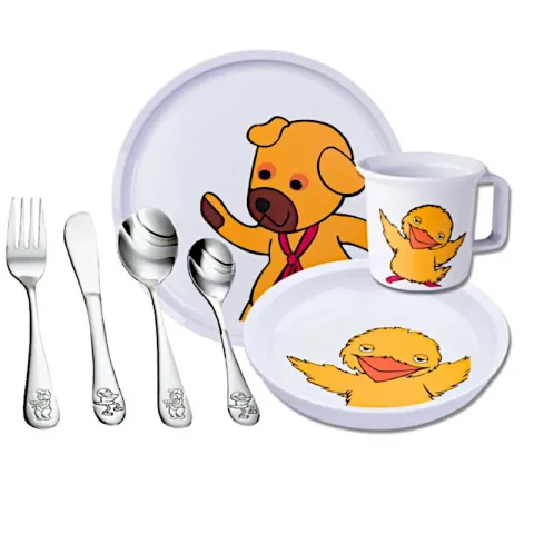 Taufgeschenk: Bamse & Kylling Taufgeschenk in Edelstahl Modell: 250-100299