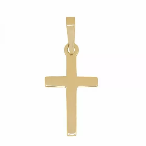 17 mm Siersbøl Kreuz Anhänger in 8 Karat Gold