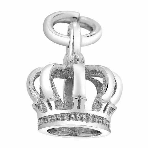 klein Siersbøl Krone Anhänger in Silber