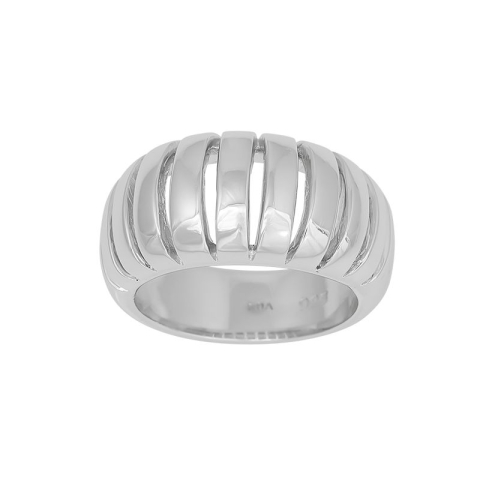 Siersbøl Ring in rhodiniertem Silber