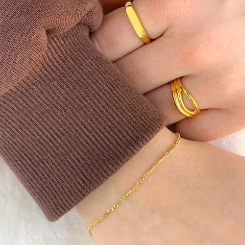 Siersbøl Figaroarmband in 9 Karat Gold