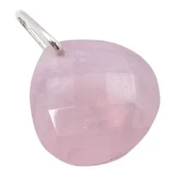 Pink Quarz Anhänger aus Silber