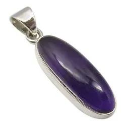 Violettem Amethyst Anhänger aus Silber