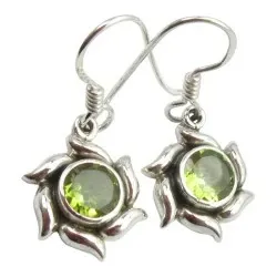 Peridot Ohrringe in Silber