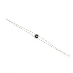 peace Armband aus Silber und Anhänger aus Silber