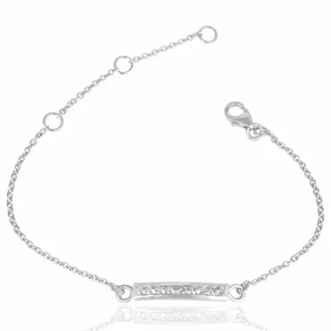 Zirkon Armband aus Silber und Anhänger aus Silber