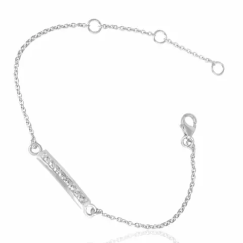 Zirkon Armband aus Silber und Anhänger aus Silber