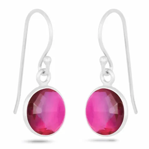 lange Amethyst Ohrringe in Silber