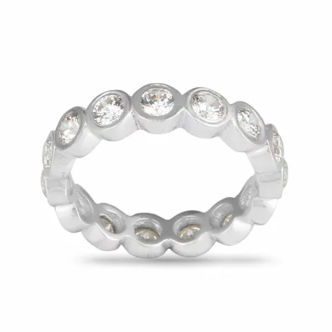matter Zirkon Ring aus Silber - Bubbly Sparkle