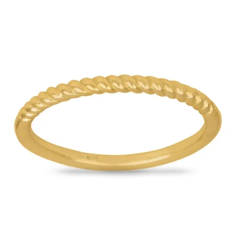 matter Ring aus vergoldetem Sterlingsilber