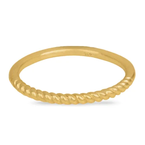 matter Ring aus vergoldetem Sterlingsilber