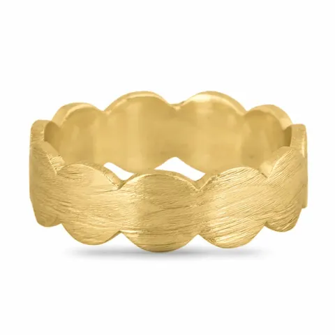 matter Ring aus vergoldetem Sterlingsilber